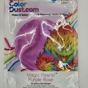New, Purple Rose Solar Color Dust Magic Pearls Pigments 10 Gram Pouch